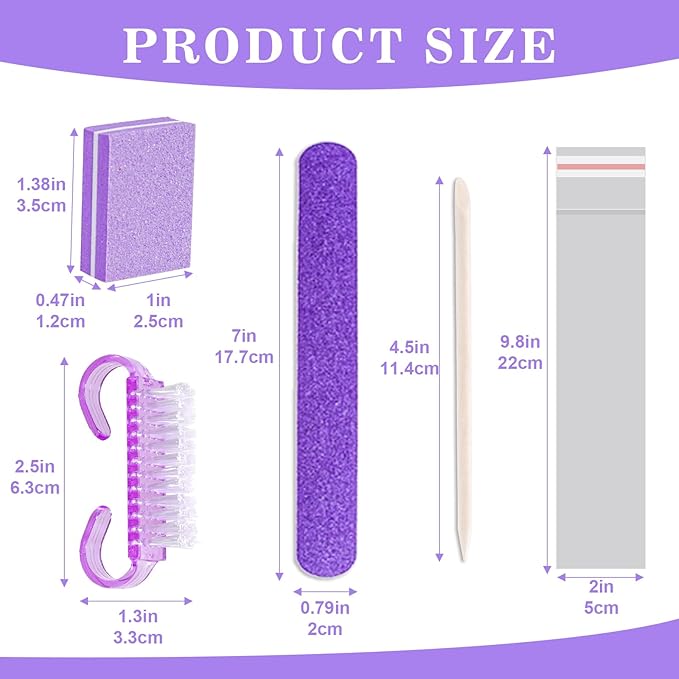 50 Sets Disposable Manicure Kit Basics 4 Piece Nail Kit - Image 5
