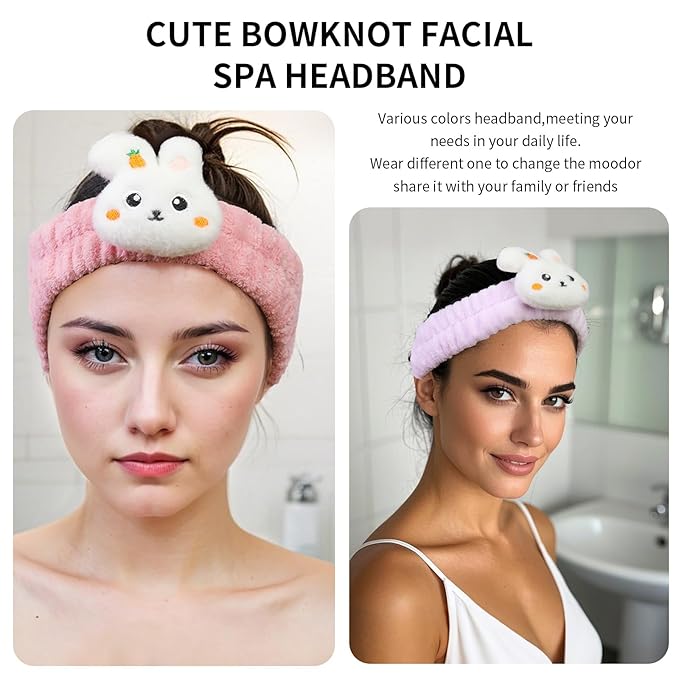 Kawaii Spa Headbands for Women Girls - Image 2