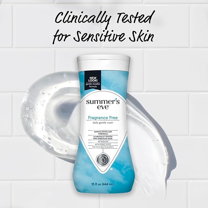 Summer's Eve Fragrance Free All-Over Feminine Wash, Gentle pH-Balanced Body Wash - Image 6
