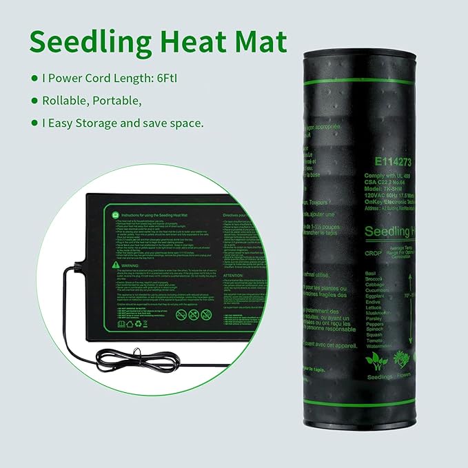 Upgrade Version 2PK Seedling Heat Mat - Image 8