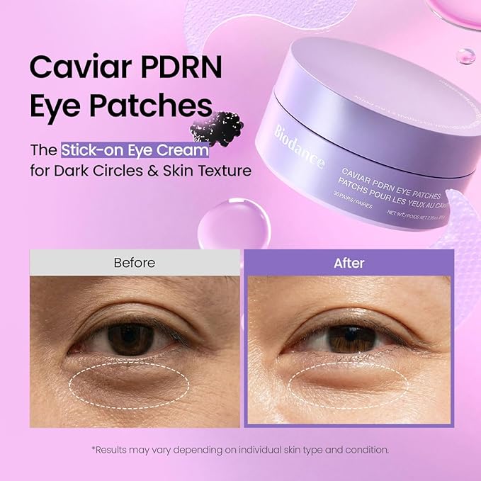 BIODANCE Caviar PDRN Eye Patches, Nourishing Under Eye Patches - Image 3