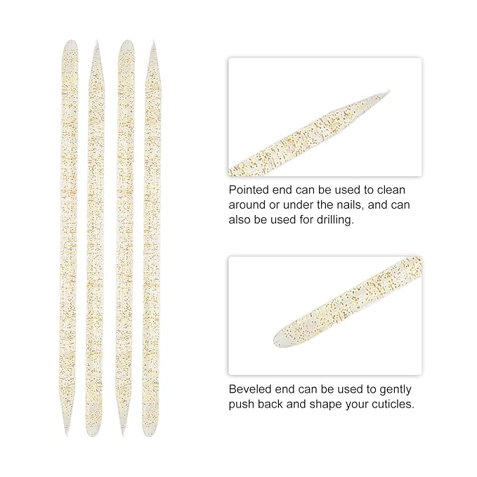 100 pieces disposable cuticle pusher, cuticle pusher remover cleaner - Image 4