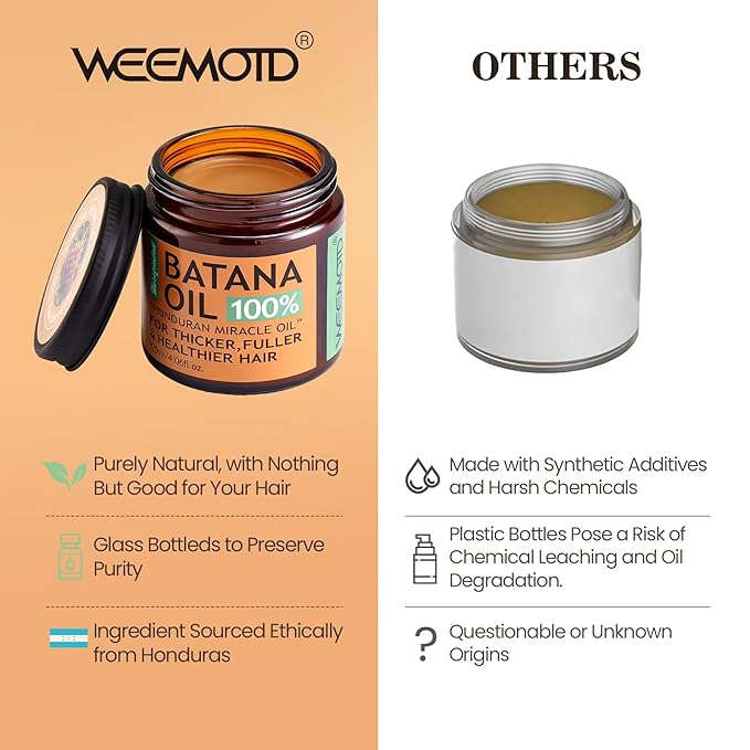 Batana Oil for Hair Growth Dr Sebi, 100% Raw Organic Batana Hair Mask from - Image 6