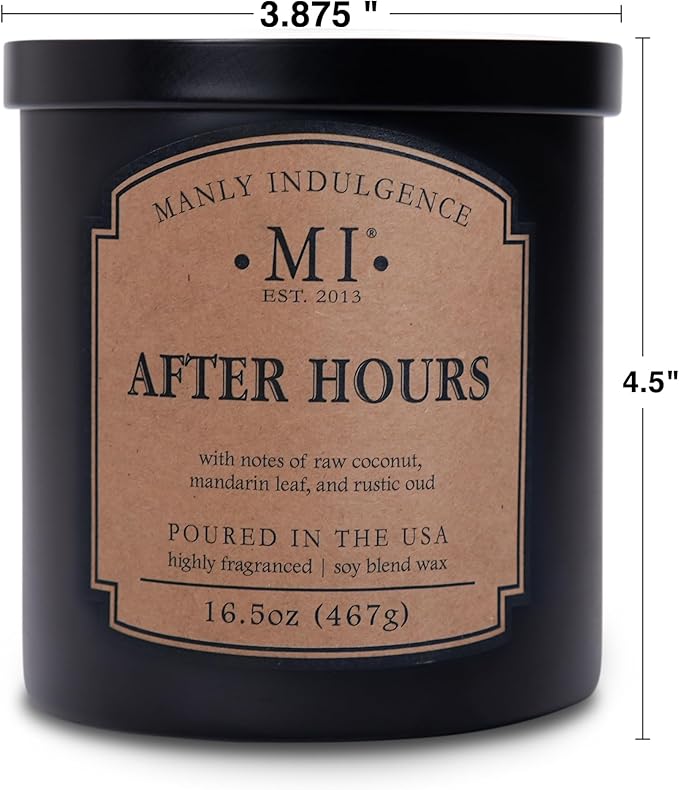 Manly Indulgence After Hours Scented Candles - Image 4