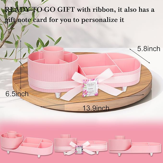 27 Pcs Spa Day Gifts Basket for Women, Camellia & magnolia Bath and Body Gift - Image 7