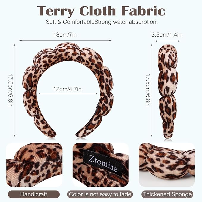 Ztomine Spa Headbands for Facial Skincare, Hair Mask, Skin Treatment - Image 3