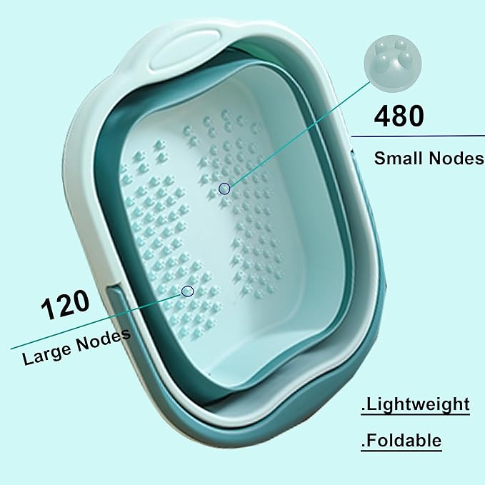 Foot Bath 15L Collapsible Foot Soak Tub - Image 5