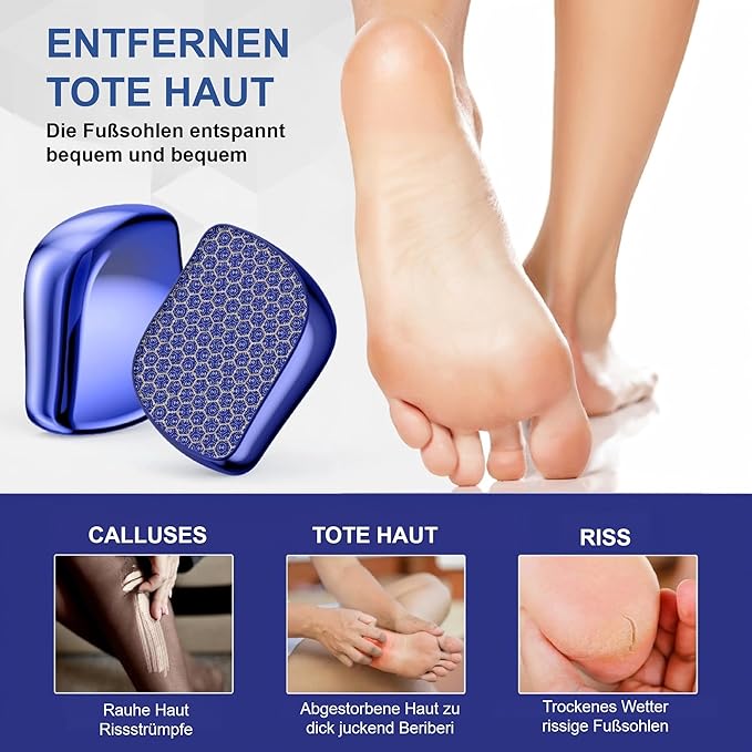 Foot File, Nano Glass Callus Remover, Portable Professional Foot Beauty Care - Image 3