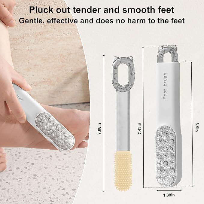 Double-Sided Stainless Steel Foot File, Foot Callus Remover & Foot Scrubber - Image 3