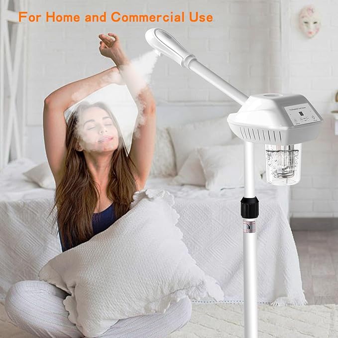 Professional Facial Steamer for Deep Cleansing and Hydration, Ozone Spa Face - Image 7
