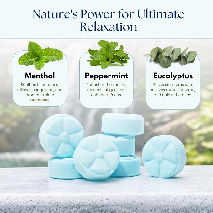 TLG Soothe Shower Steamers Aromatherapy 7 Pack – USA Made - Image 3