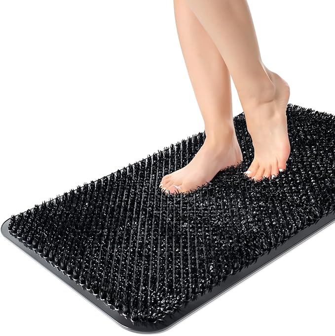 Yolife Shower Foot Scrubber Mat, Anti-Slip Bath Mat by yolife