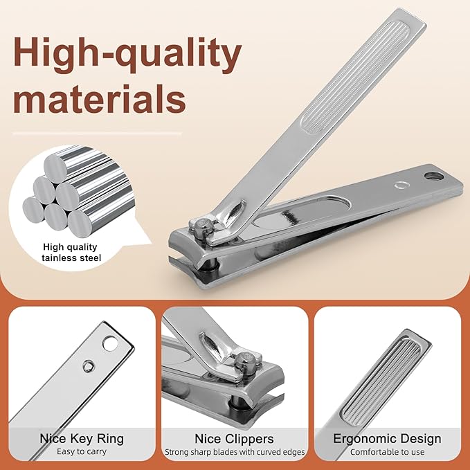 Premium Stainless Steel Nail Clippers Set - Image 2