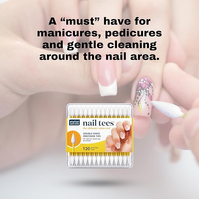 Fran Wilson NAIL TEES COTTON TIPS 120 Count - Image 6