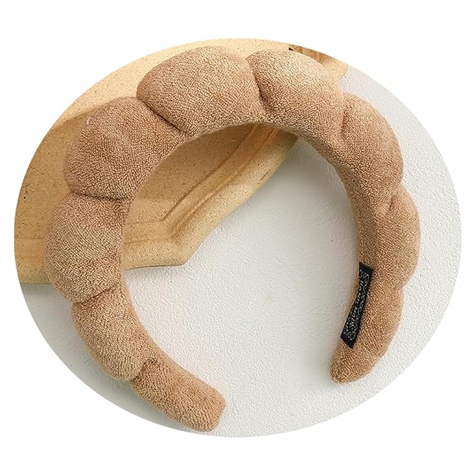 Spa Headbands for Washing Face Makeup Skin Care Headband Women Bubble Facial - Image 3