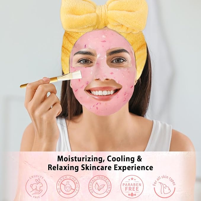 Pjordo Jelly Masks Set for Facials Professional Spa, 10 Pack Jelly Mask Powder - Image 7