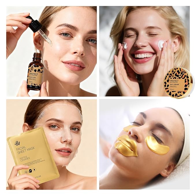 23 Pcs Mother's Day Gift for Mom, Leopard Skin Care Set for Women, Bath and - Image 2