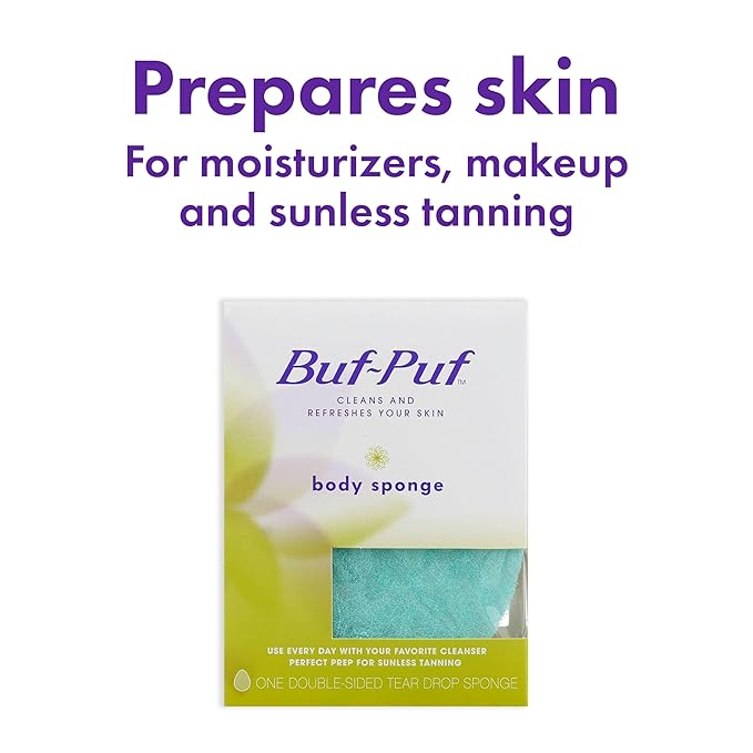 Buf-Puf Body Sponge, Bath Sponge, Dermatologist Developed, Cleanses Skin of Dirt - Image 8