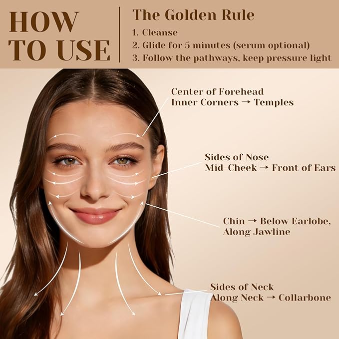 2026 New Lymphatic Contour Face Brush, Natural Makeup Brushes - Image 4