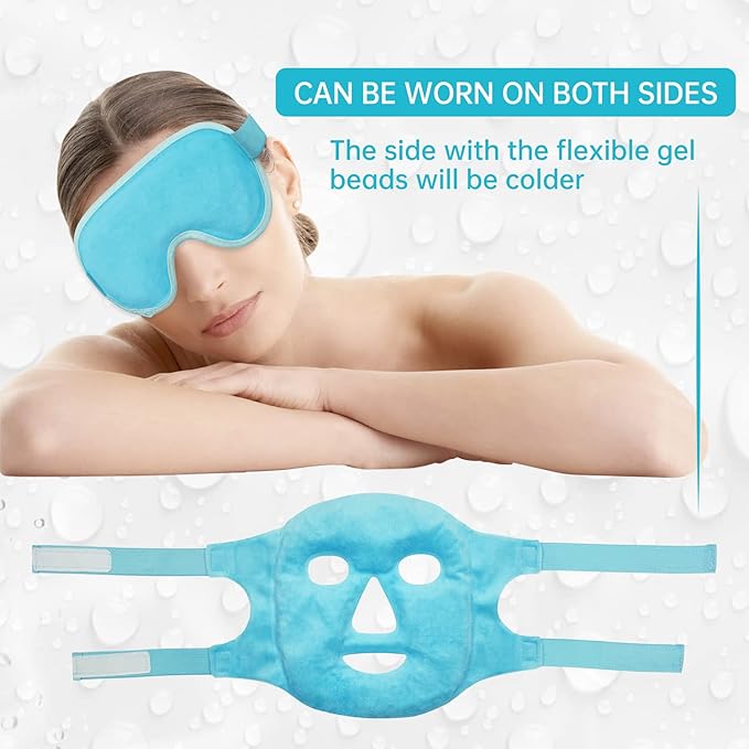ZNÖCUETÖD Cooling Ice Face Eye Mask - Image 5
