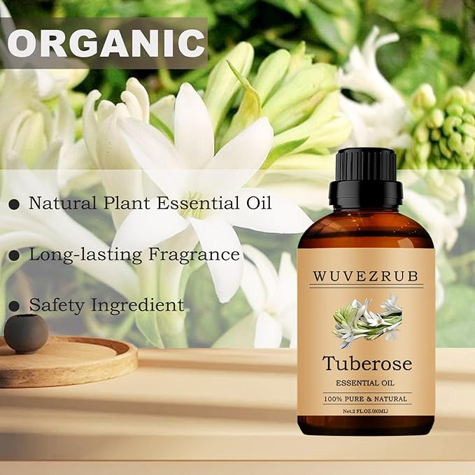 Tuberose Essential Oils, 60ML Pure and Natural Essential Oil - Image 4