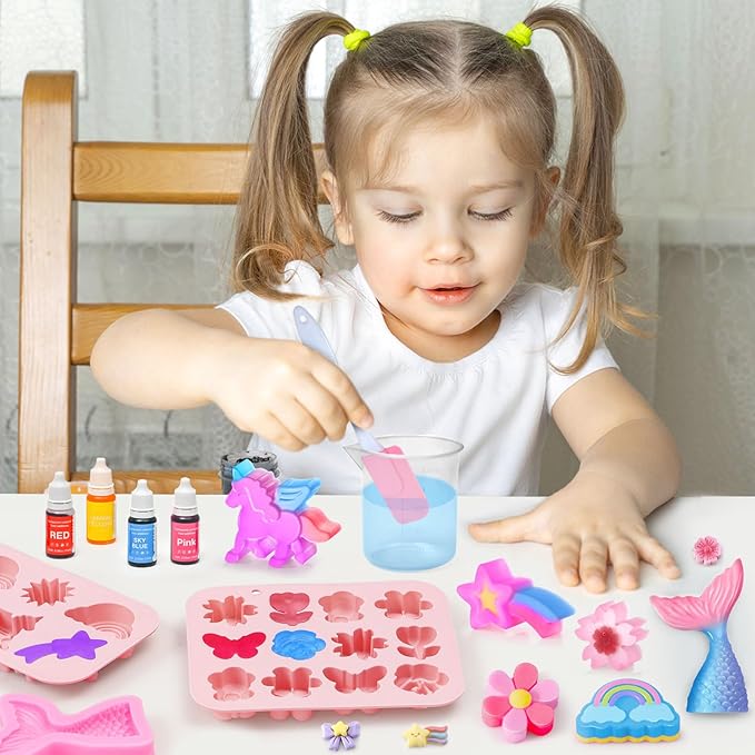 Golray Soap Making Craft Kit for Kids Girl Toys, Make 40 Pcs+ Soap Supplies - Image 7