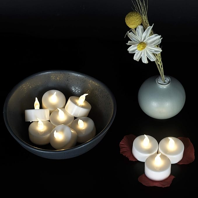 200Pack Battery Tea Lights Candles - Image 4