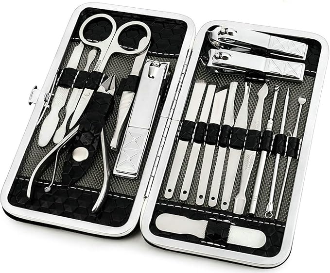 Nail Clippers Set Men Personal Care Tools Accessories Professional Manicure by MELYFI