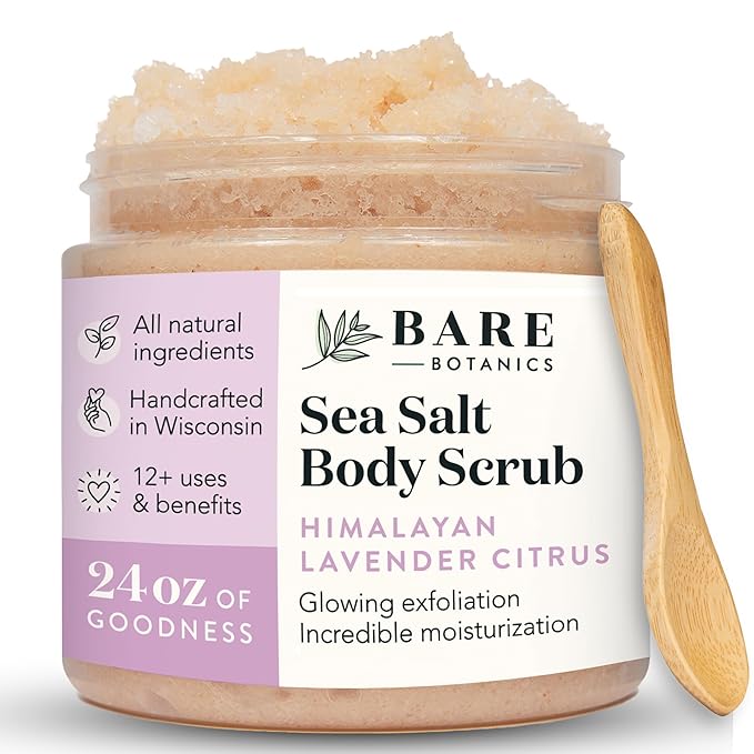 Bare Botanics Body Scrub 24 oz by BareBotanics