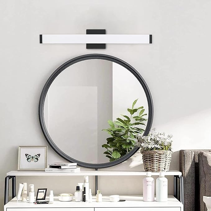 Bathroom Vanity Light Brushed Nickel Square LED 24 inch 14W 4000K Natural White - Image 2