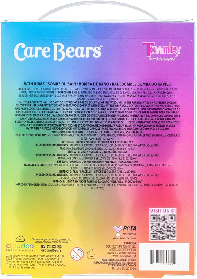 Care Bears 6 Pack Bubblegum Scented Bath Bombs - Image 9