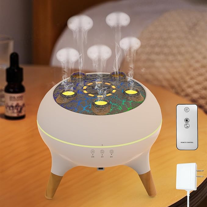 Jellyfish Diffuser, Volcano Air Humidifiers Dynamic Sound Pickup Ultrasonic by Eiifiter