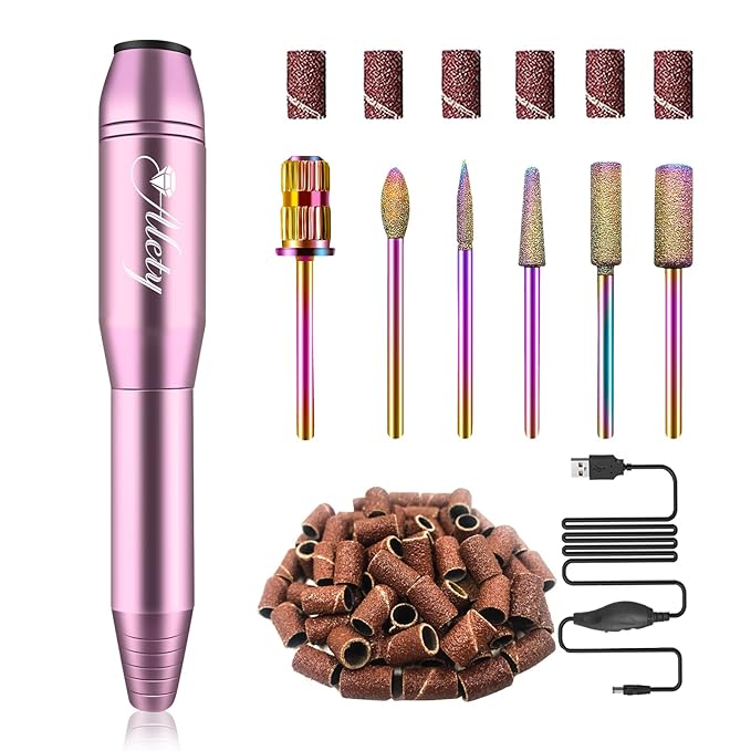 Alety Electric Nail Drill Kit, Portable File by Alety