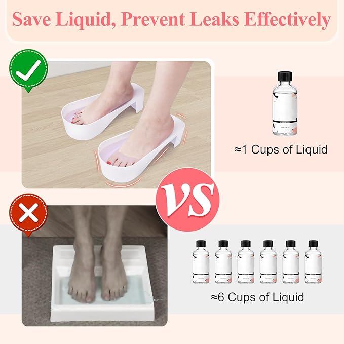 Toe Nail Soaking Bowl for Remover: Soak Off Gel Polish Nail Remover Kit - Image 3