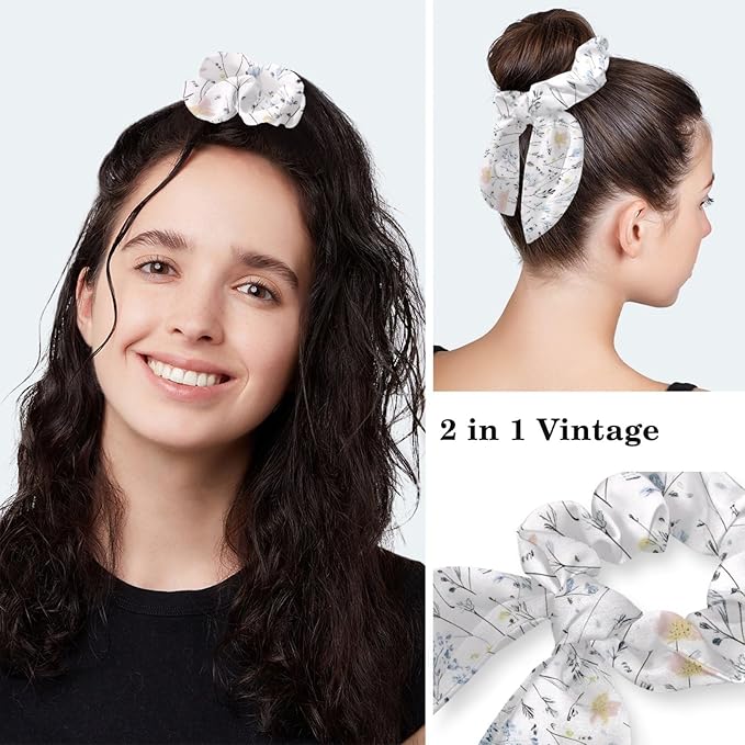Scrub Cap with Hair Scrunchy, Ponytail Holder Surgical Cap - Image 6