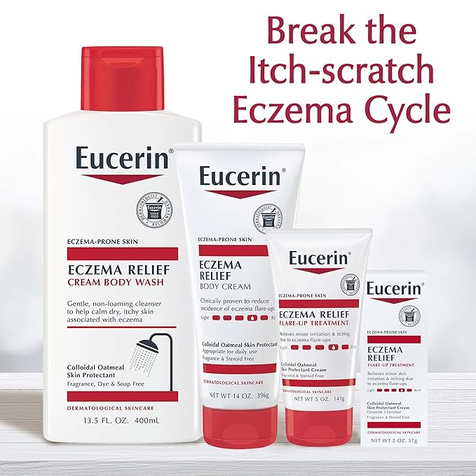 Eucerin Eczema Relief Cream, Full Body Lotion, Moisturizing Eczema Cream - Image 8