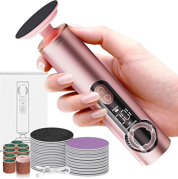 Electric Foot Callus Remover for Dry Foot Skin, Electric Foot File by Unknown