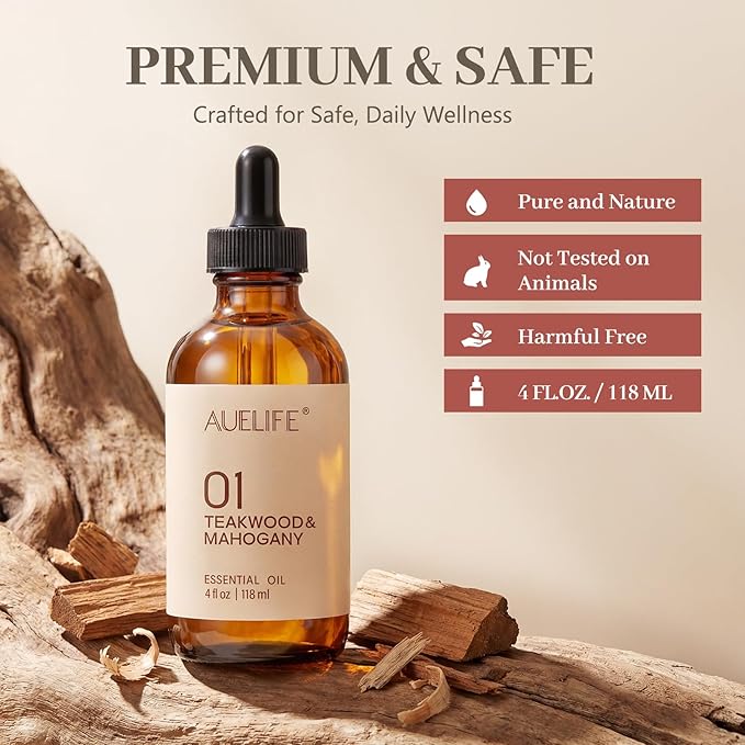 Teakwood & Mahogany Essential Oil, Fragrance Oil - Image 4