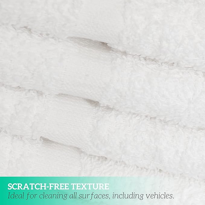 GREEN LIFESTYLE Washcloth 13x13 Scratch Free Texture Super Soft Highly - Image 4