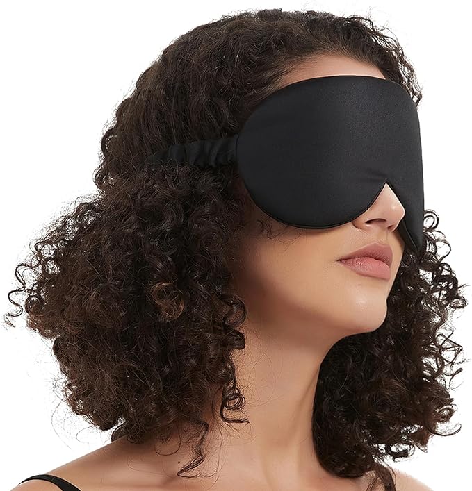ALASKA BEAR Sleep Mask with Silk-Covered Adjustable Strap - Image 3
