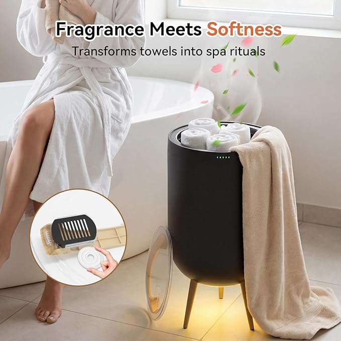 warmcozy Towel Warmer Black Bath Towel Warmers - Image 6