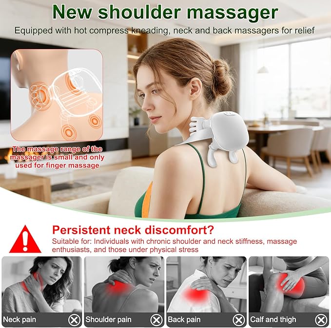 Nooydio Neck Massager, Neck and Back Massager - Image 3