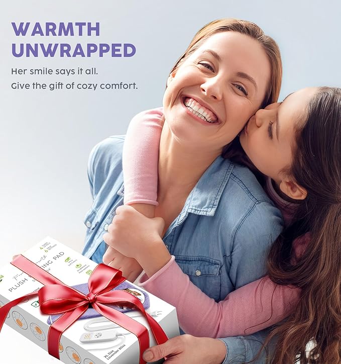 Heating Pad for Back Pain Relief, Menstrual Pain, Christmas Gifts for Women Men - Image 7