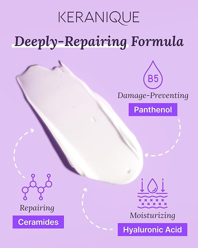 Keranique Hair Mask for Dry, Damaged & Thinning Hair – Deep Repair & Hydration - Image 3