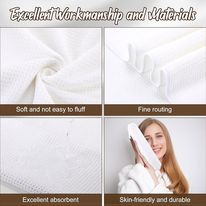SmoothNovelty 12 Pack Microfiber Bath Towels Bulk 27'' x 60'' Oversized Beach - Image 3