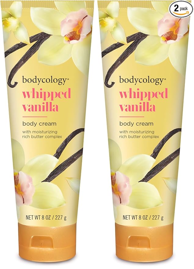 Bodycology Shea Butter Body Cream, Whipped Vanilla, 8 oz by Bodycology