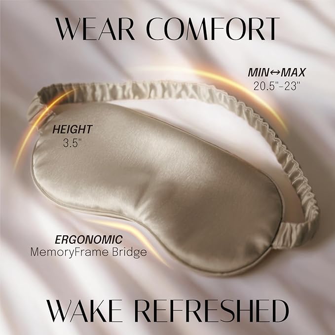OLESILK Silk Sleep Eye Mask Blindfold - Image 4