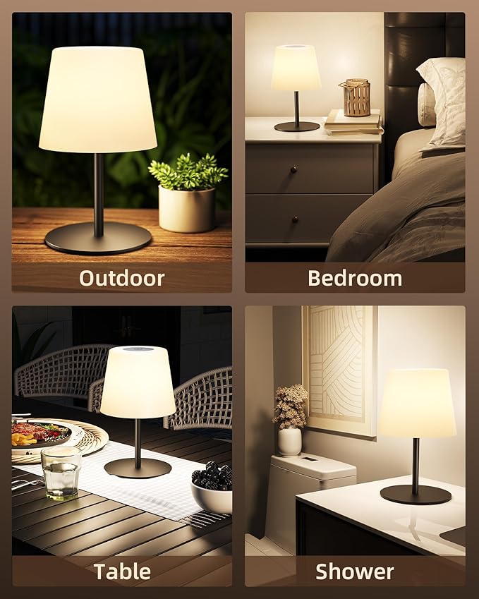 EZVALO Spa-Like Shower Lamp – IP65 Waterproof Bathroom Lamp, Rechargeable - Image 7