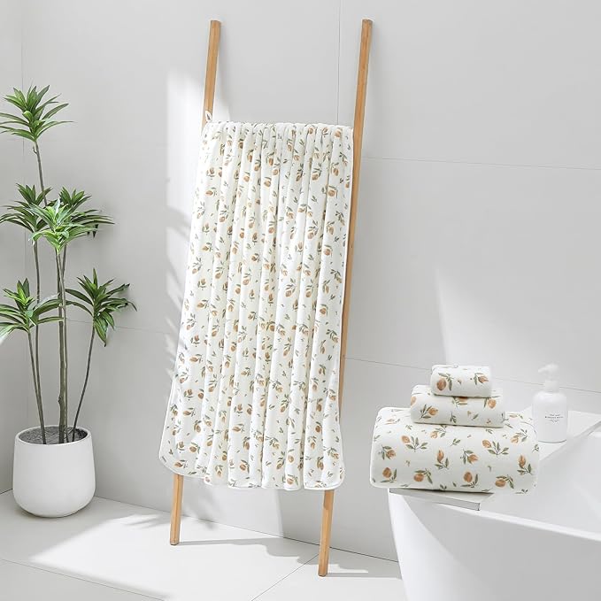YTYC 29x59 Inch Bath Towels Set of 6 Large, Super Soft Absorbent Lint Free - Image 3
