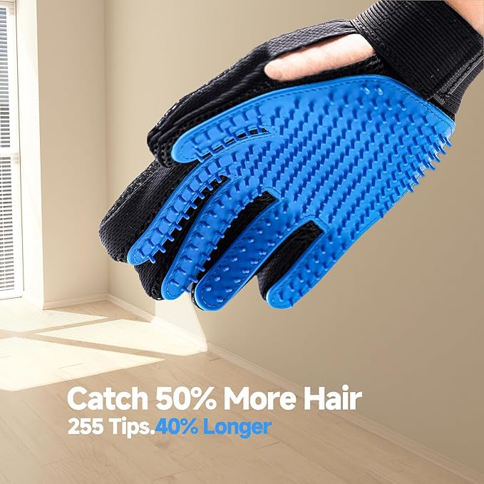 NVNAN Pet Hair Remover & Pet Grooming Gloves Set - Image 6